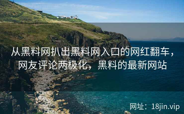 从黑料网扒出黑料网入口的网红翻车，网友评论两极化，黑料的最新网站